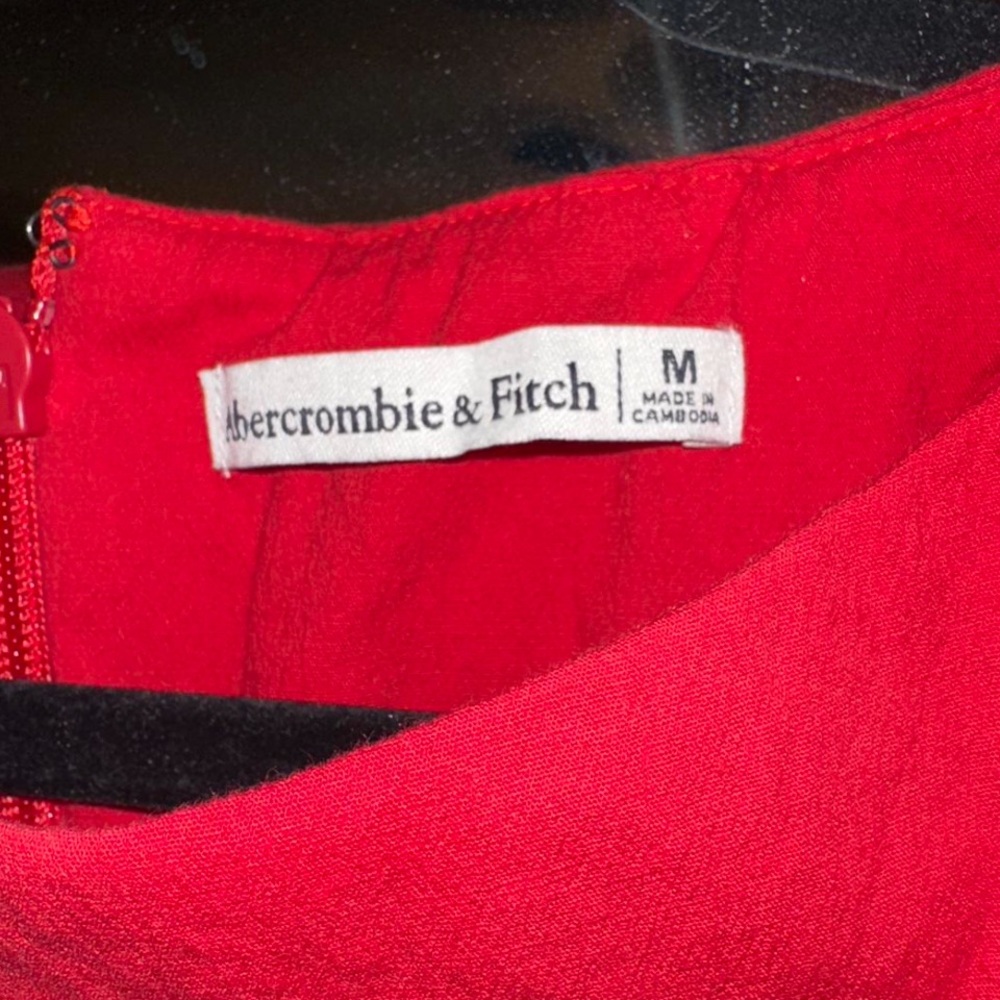 Abercrombie Cotton Stretch Cutout Mini Dress - Picture 3 of 4